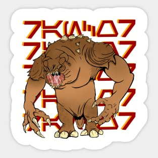 Rancor full color Sticker